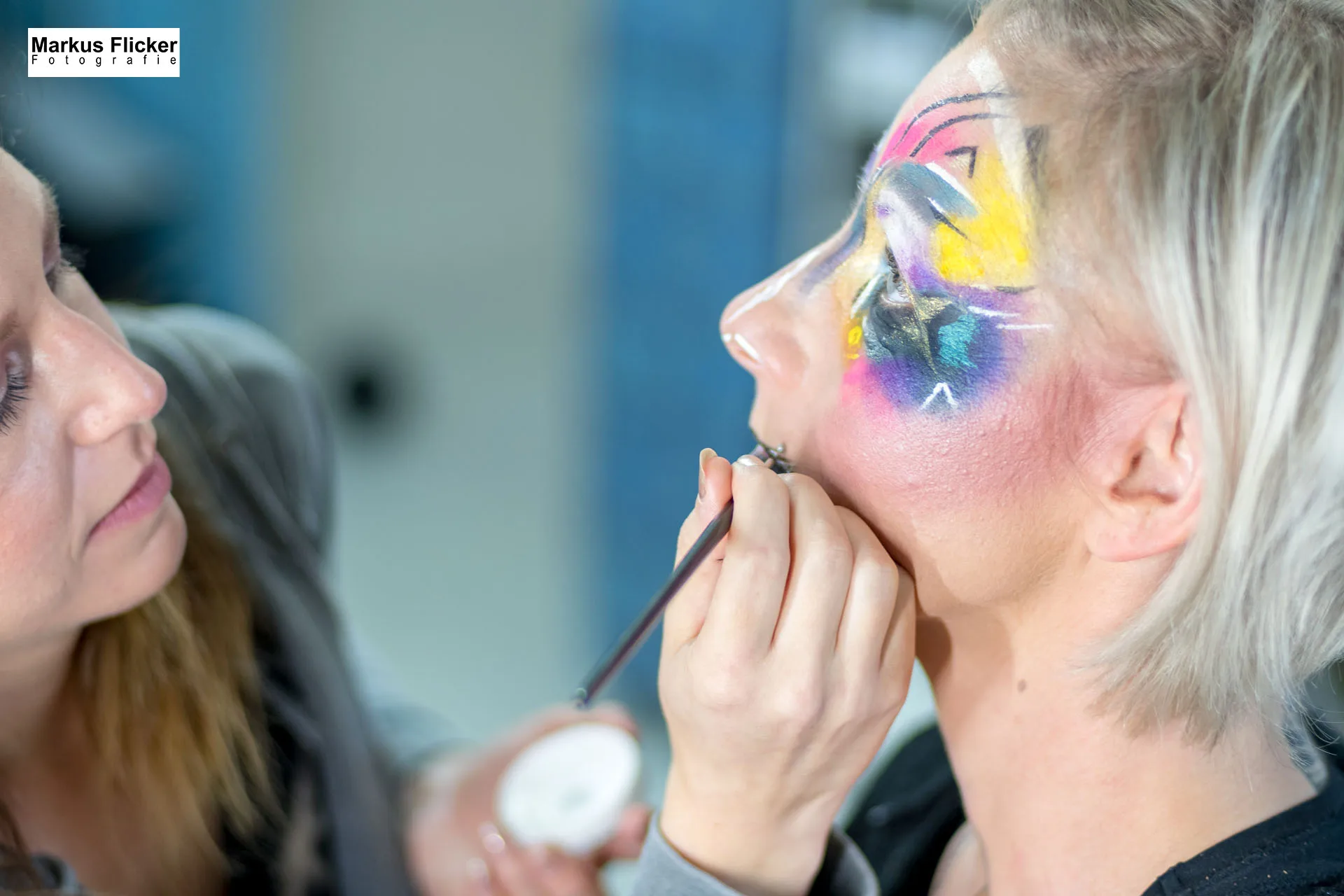 Extreme Avant Garde Make Up Female Model Studio Fotostudio Fotosession mit Make Up Artist inkl. 37 Fototipps für ein Make Up Fotoshooting Extreme / Avant Garde Make Up