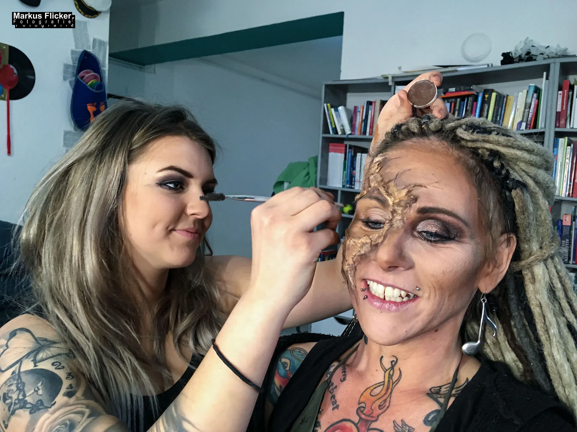 Making Of sexy Ostershooting im Fotostudio mit Hasen im Studio zu Ostern