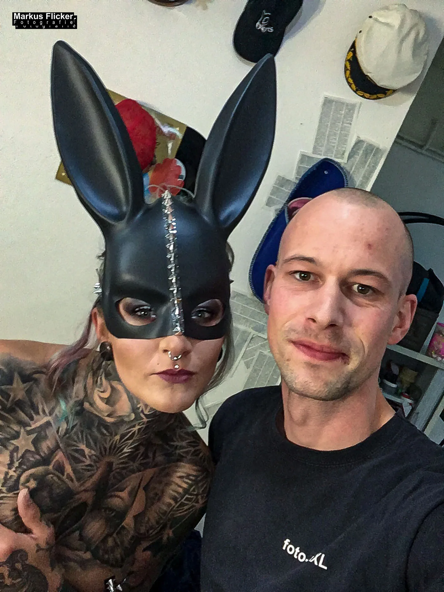 Making Of sexy Ostershooting im Fotostudio mit Hasen im Studio zu Ostern