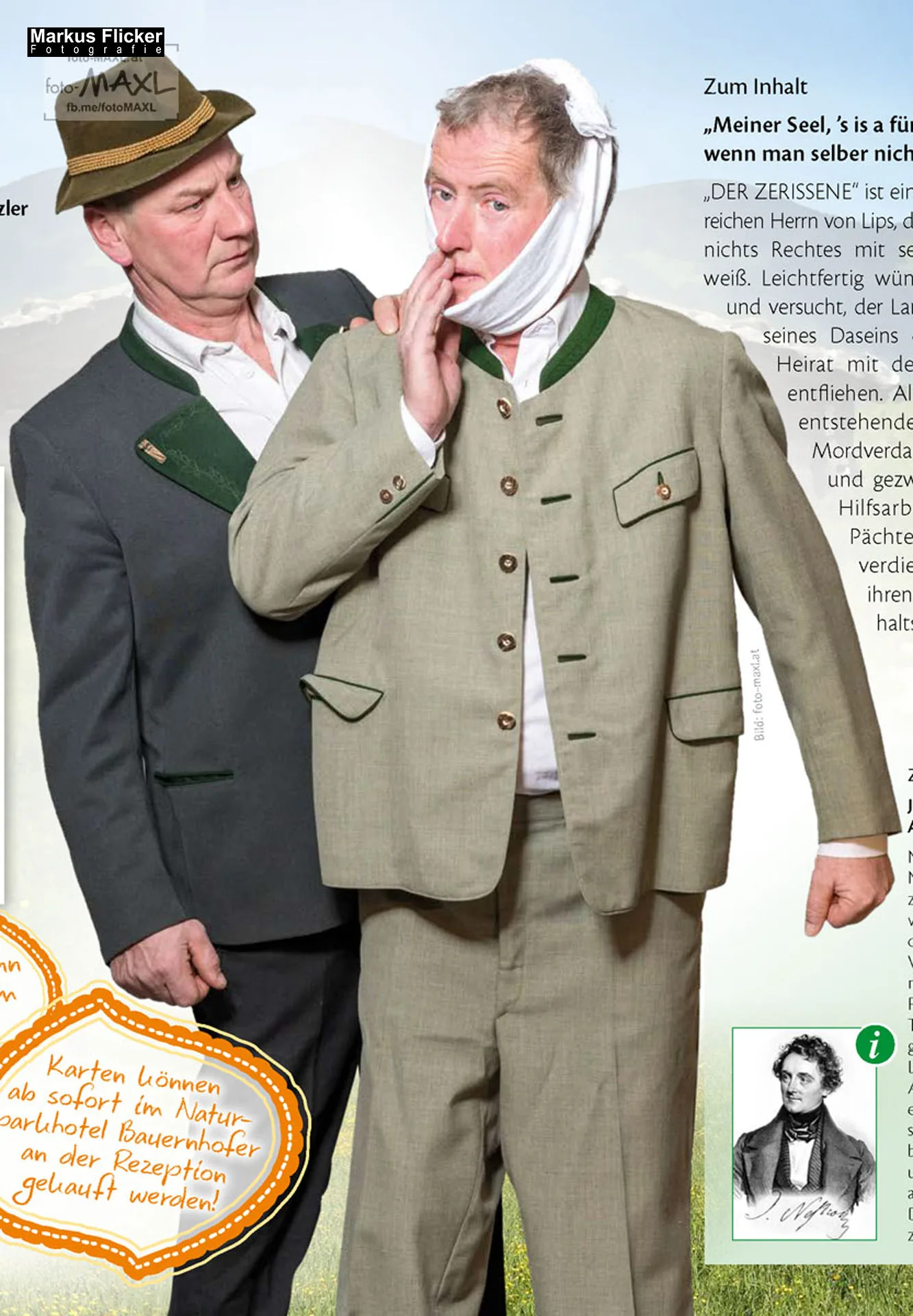 Brandluckner Huabn-Theater Heilbrunn / Der Zerrissene / Indien / Magnolien aus Stahl Foto Portfolio Brandluckner Huabn-Theater Heilbrunn / Der Zerrissene / Indien / Magnolien aus Stahl Foto Portfolio