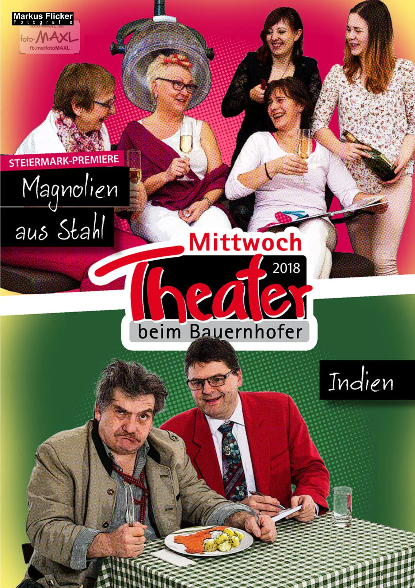 Brandluckner Huabn-Theater Heilbrunn / Der Zerrissene / Indien / Magnolien aus Stahl Foto Portfolio Brandluckner Huabn-Theater Heilbrunn / Der Zerrissene / Indien / Magnolien aus Stahl Foto Portfolio