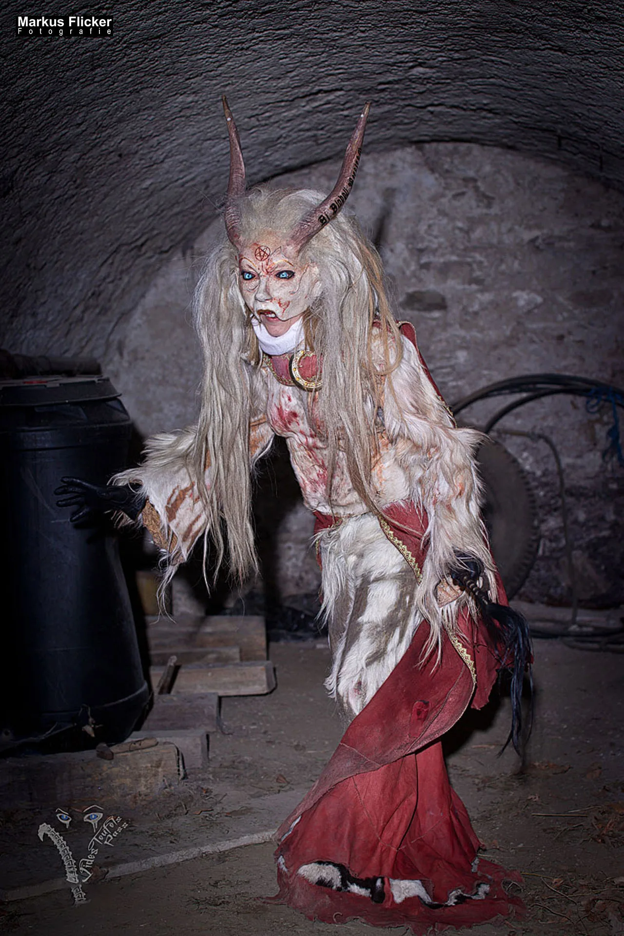 Vides Teufels Pass Perchten Krampus Fotoshooting Steinbruch Lost Places Adobe Photoshop Digiart Bildbearbeitung Vides Teufels Pass Perchten Fotoshooting