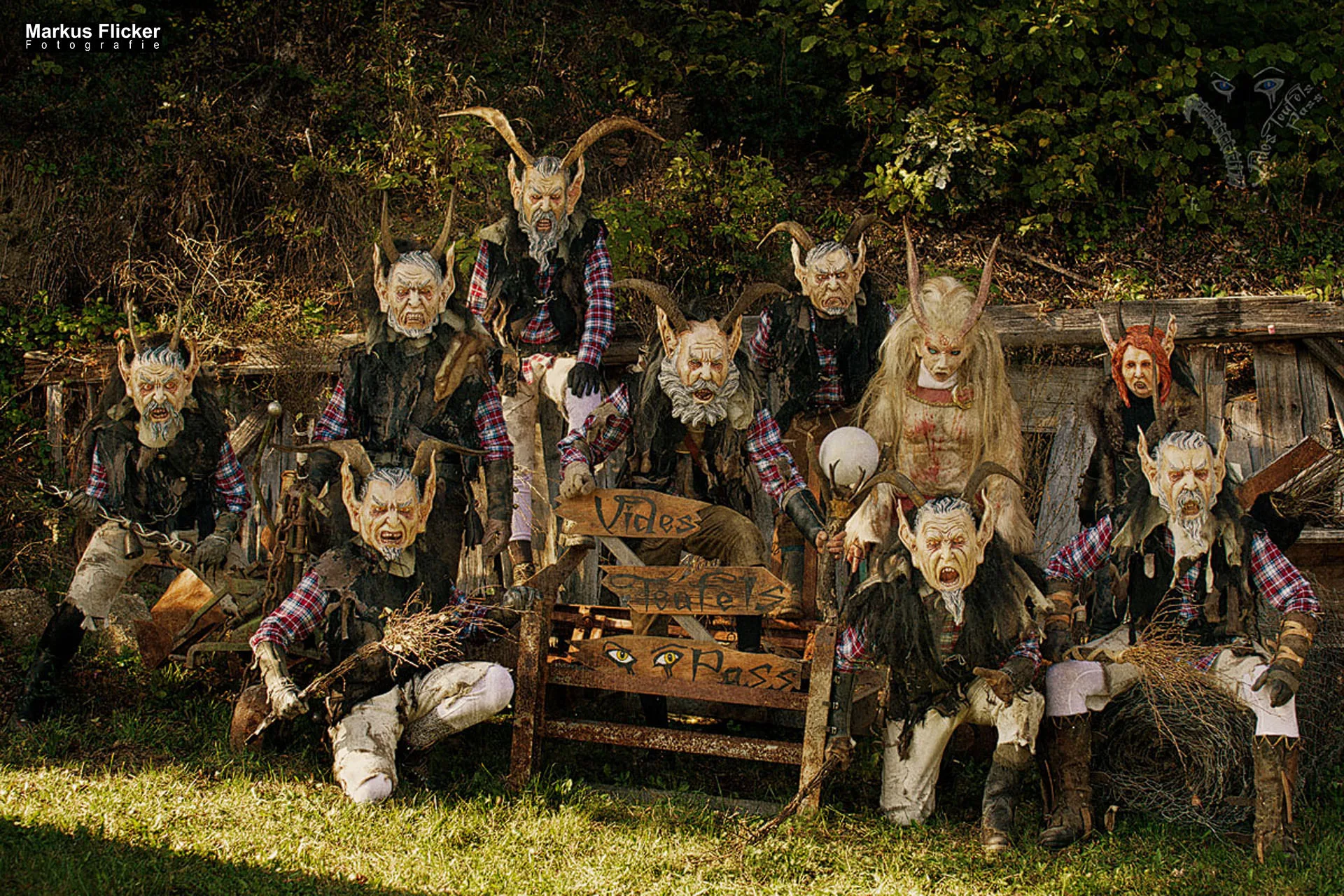 Vides Teufels Pass Perchten Krampus Fotoshooting Steinbruch Lost Places Adobe Photoshop Digiart Bildbearbeitung Vides Teufels Pass Perchten Fotoshooting