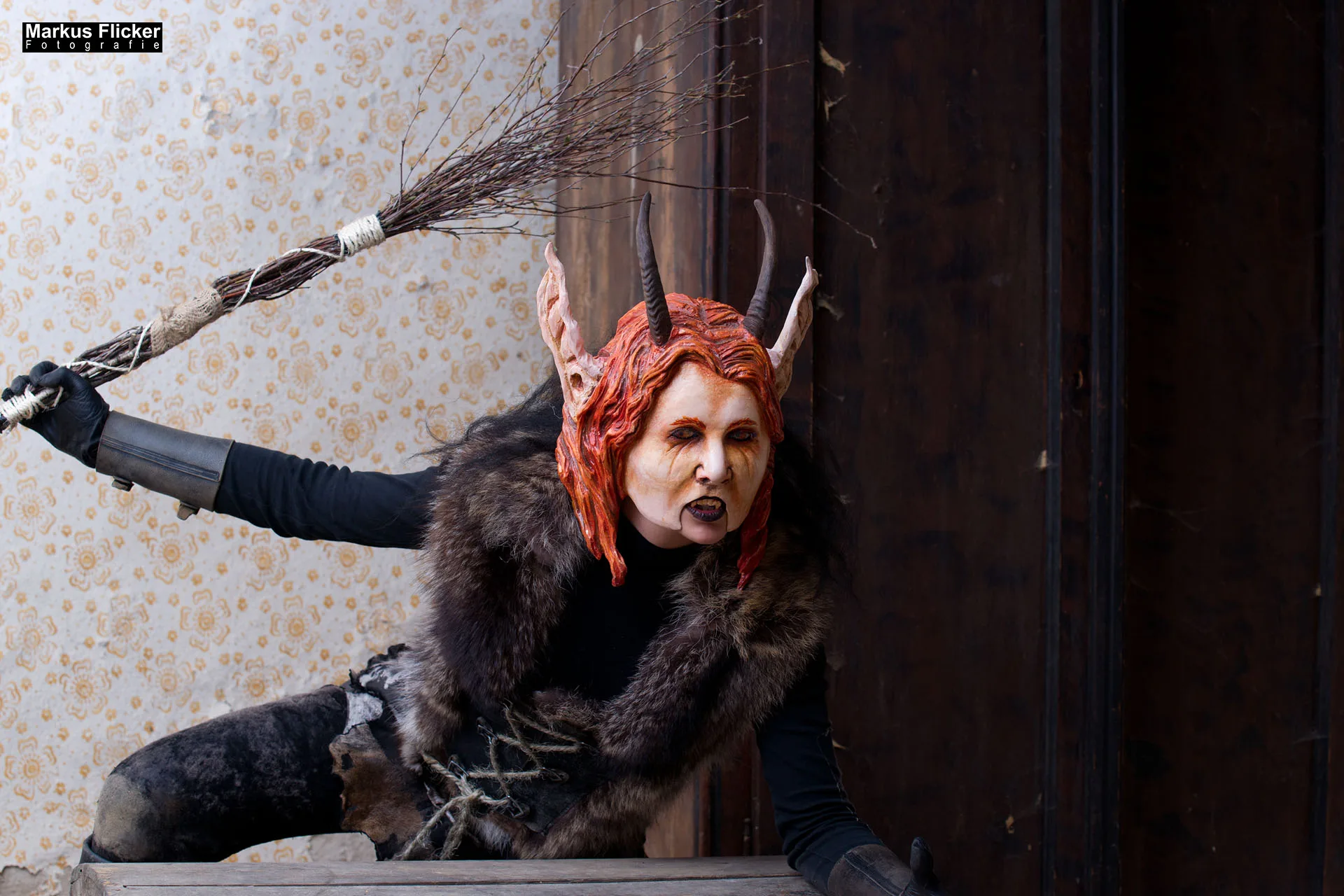 Vides Teufels Pass Perchten Krampus Fotoshooting Steinbruch Lost Places Adobe Photoshop Digiart Bildbearbeitung Vides Teufels Pass Perchten Fotoshooting