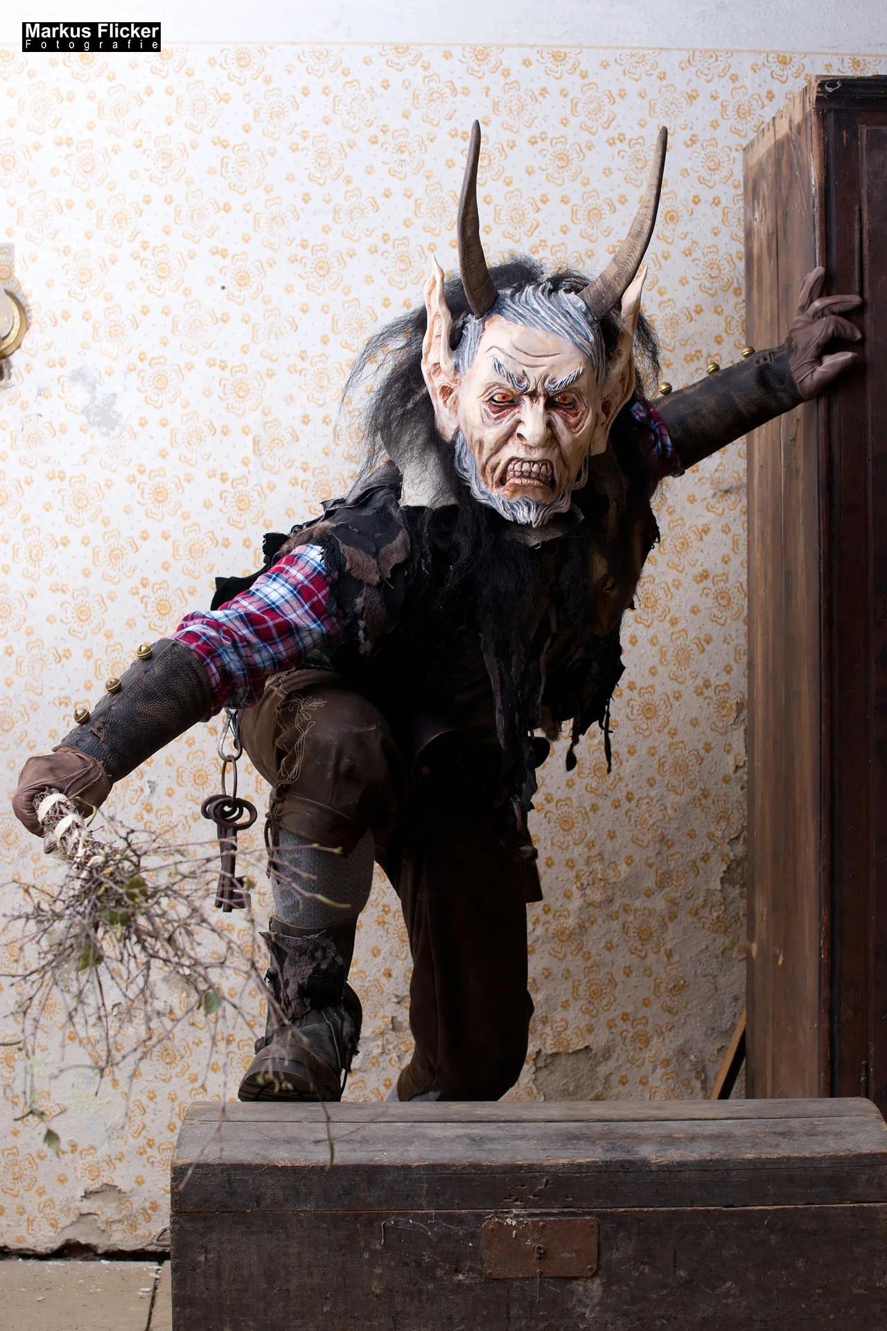 Vides Teufels Pass Perchten Krampus Fotoshooting Steinbruch Lost Places Adobe Photoshop Digiart Bildbearbeitung Vides Teufels Pass Perchten Fotoshooting