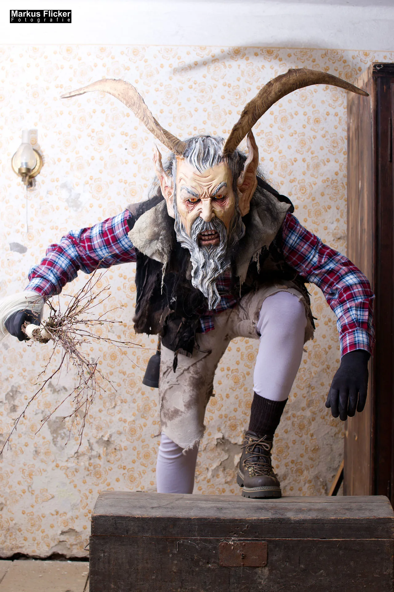 Vides Teufels Pass Perchten Krampus Fotoshooting Steinbruch Lost Places Adobe Photoshop Digiart Bildbearbeitung Vides Teufels Pass Perchten Fotoshooting