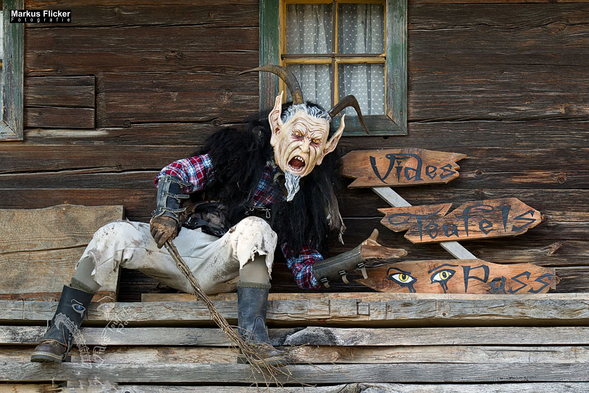 Vides Teufels Pass Perchten Krampus Fotoshooting Steinbruch Lost Places Adobe Photoshop Digiart Bildbearbeitung Vides Teufels Pass Perchten Fotoshooting