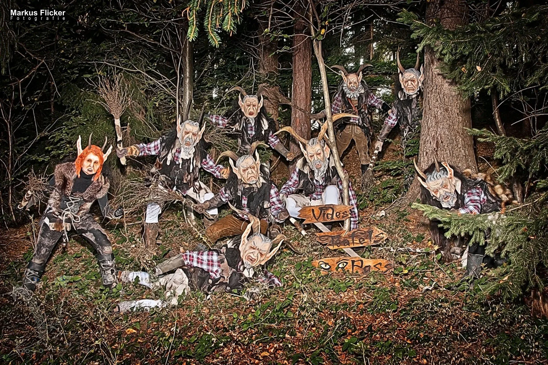 Vides Teufels Pass Perchten Krampus Fotoshooting Steinbruch Lost Places Adobe Photoshop Digiart Bildbearbeitung Vides Teufels Pass Perchten Fotoshooting