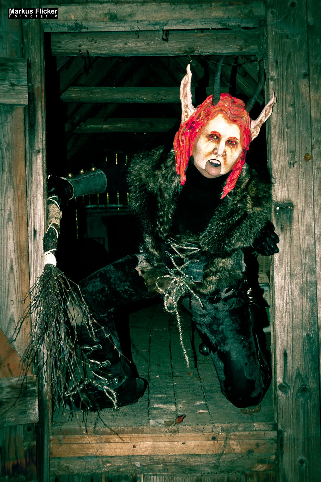 Vides Teufels Pass Perchten Krampus Fotoshooting Steinbruch Lost Places Adobe Photoshop Digiart Bildbearbeitung Vides Teufels Pass Perchten Fotoshooting