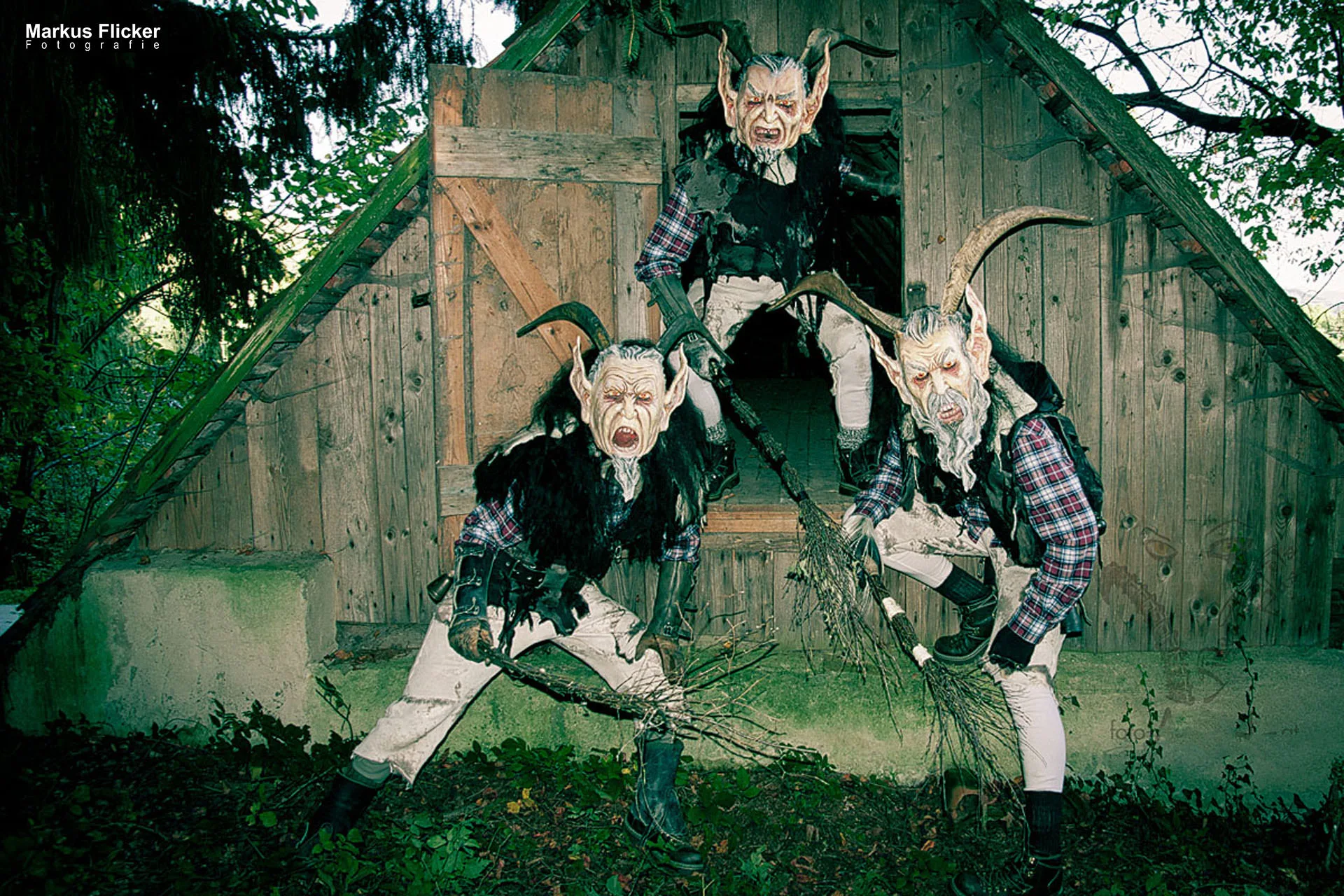 Vides Teufels Pass Perchten Krampus Fotoshooting Steinbruch Lost Places Adobe Photoshop Digiart Bildbearbeitung Vides Teufels Pass Perchten Fotoshooting