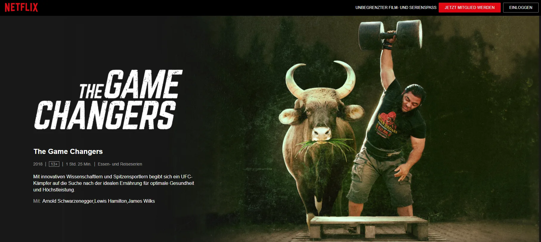 The Game Changers Dokumentation, Filmtipp, Infos und Gedanken dazu