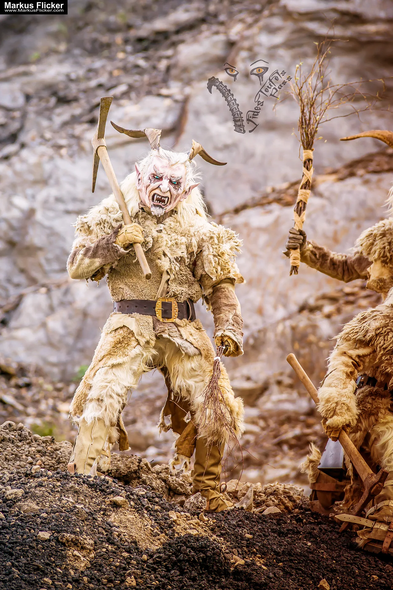 Vides Teufels Pass Perchten Krampus Fotoshooting Steinbruch Lost Places Adobe Photoshop Digiart Bildbearbeitung Vides Teufels Pass Perchten Krampus Fotoshooting im Steinbruch