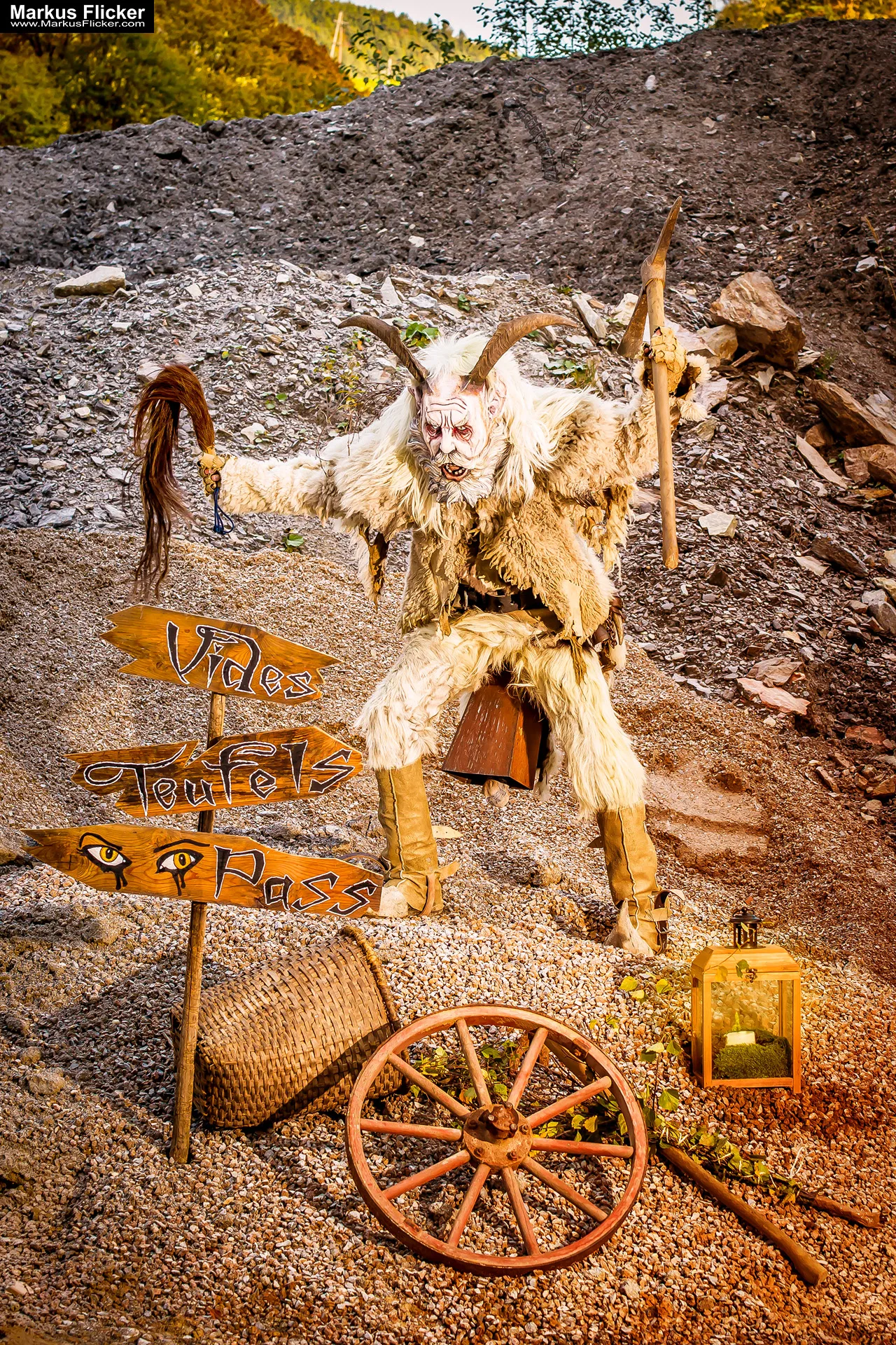 Vides Teufels Pass Perchten Krampus Fotoshooting Steinbruch Lost Places Adobe Photoshop Digiart Bildbearbeitung Vides Teufels Pass Perchten Krampus Fotoshooting im Steinbruch