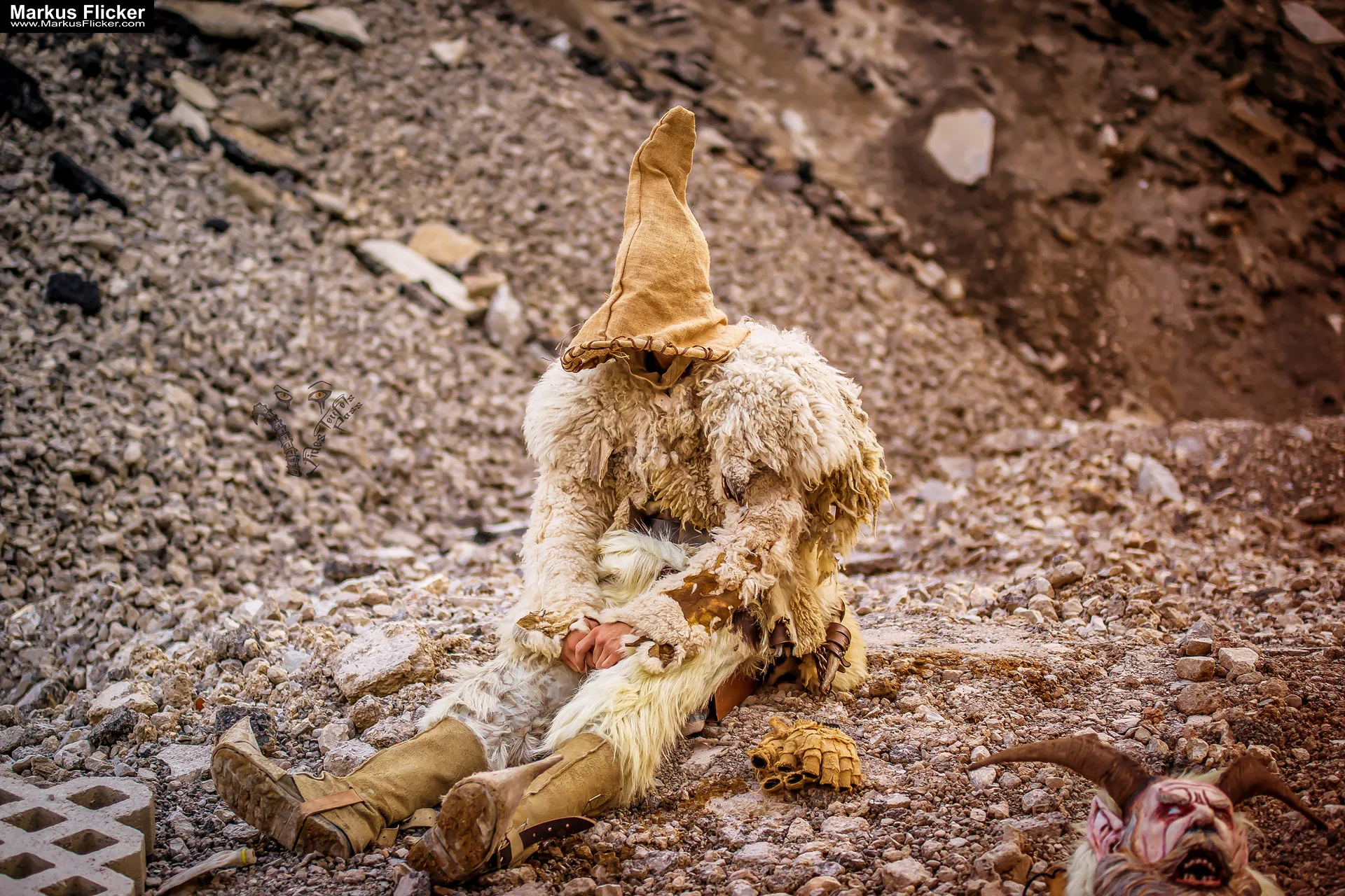 Vides Teufels Pass Perchten Krampus Fotoshooting Steinbruch Lost Places Adobe Photoshop Digiart Bildbearbeitung Vides Teufels Pass Perchten Krampus Fotoshooting im Steinbruch