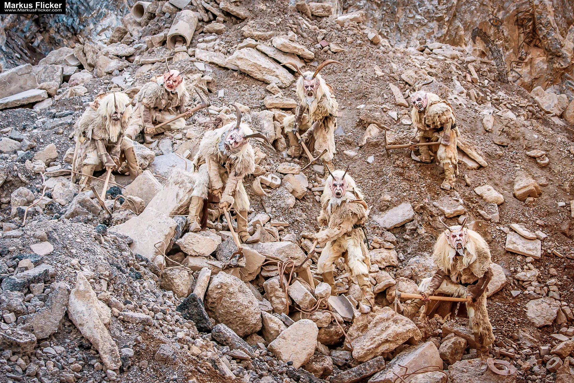 Vides Teufels Pass Perchten Krampus Fotoshooting Steinbruch Lost Places Adobe Photoshop Digiart Bildbearbeitung Vides Teufels Pass Perchten Krampus Fotoshooting im Steinbruch