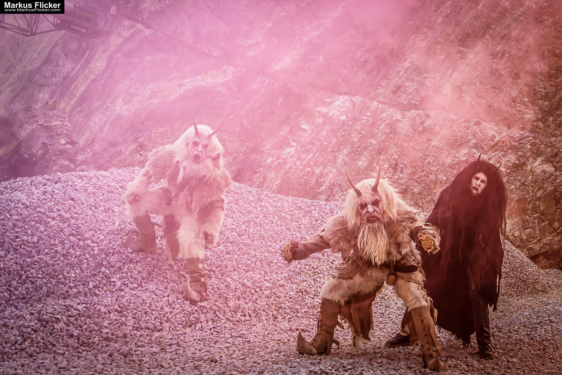 Vides Teufels Pass Perchten Krampus Fotoshooting Steinbruch Lost Places Adobe Photoshop Digiart Bildbearbeitung Vides Teufels Pass Perchten Krampus Fotoshooting im Steinbruch