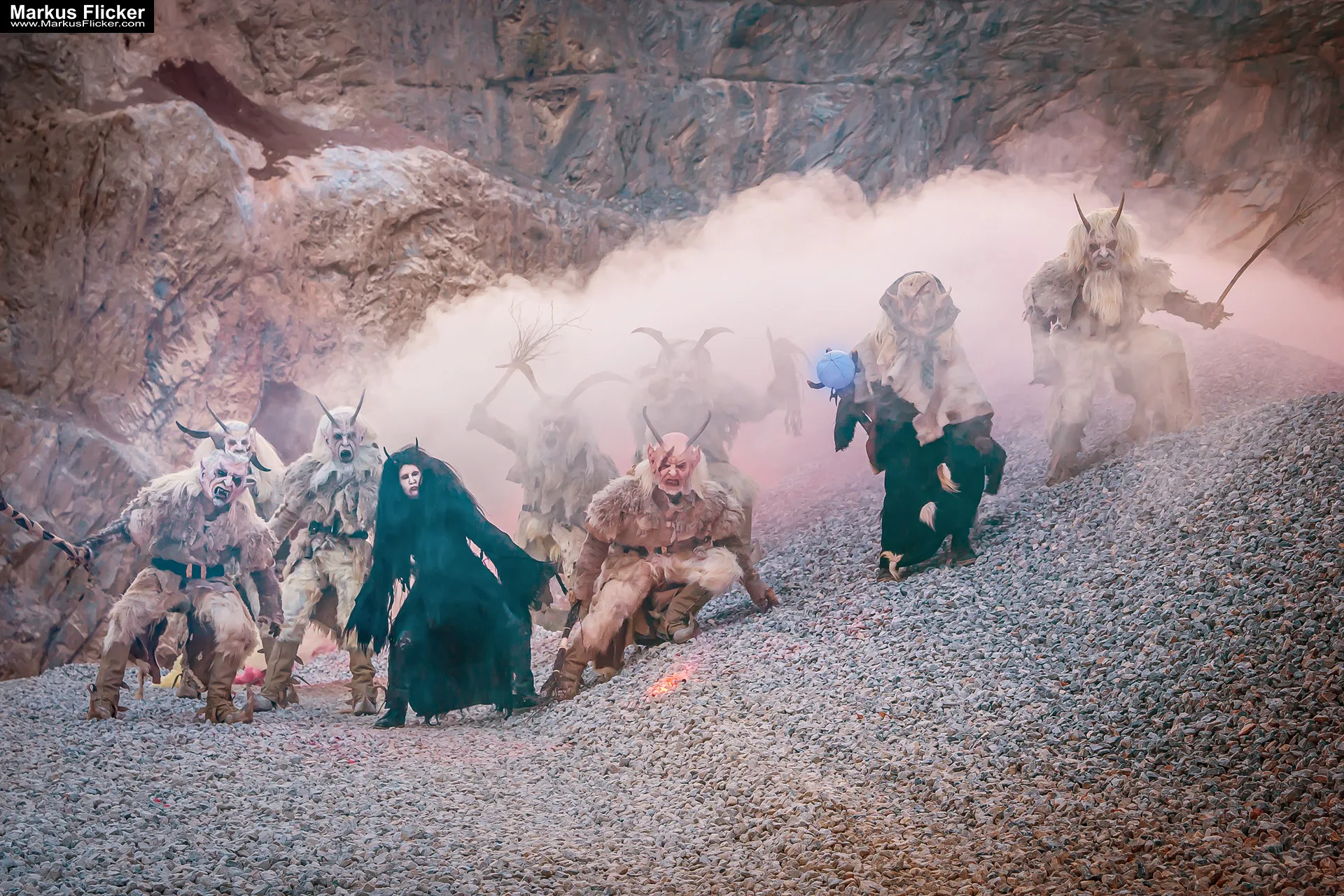 Vides Teufels Pass Perchten Krampus Fotoshooting Steinbruch Lost Places Adobe Photoshop Digiart Bildbearbeitung Vides Teufels Pass Perchten Krampus Fotoshooting im Steinbruch