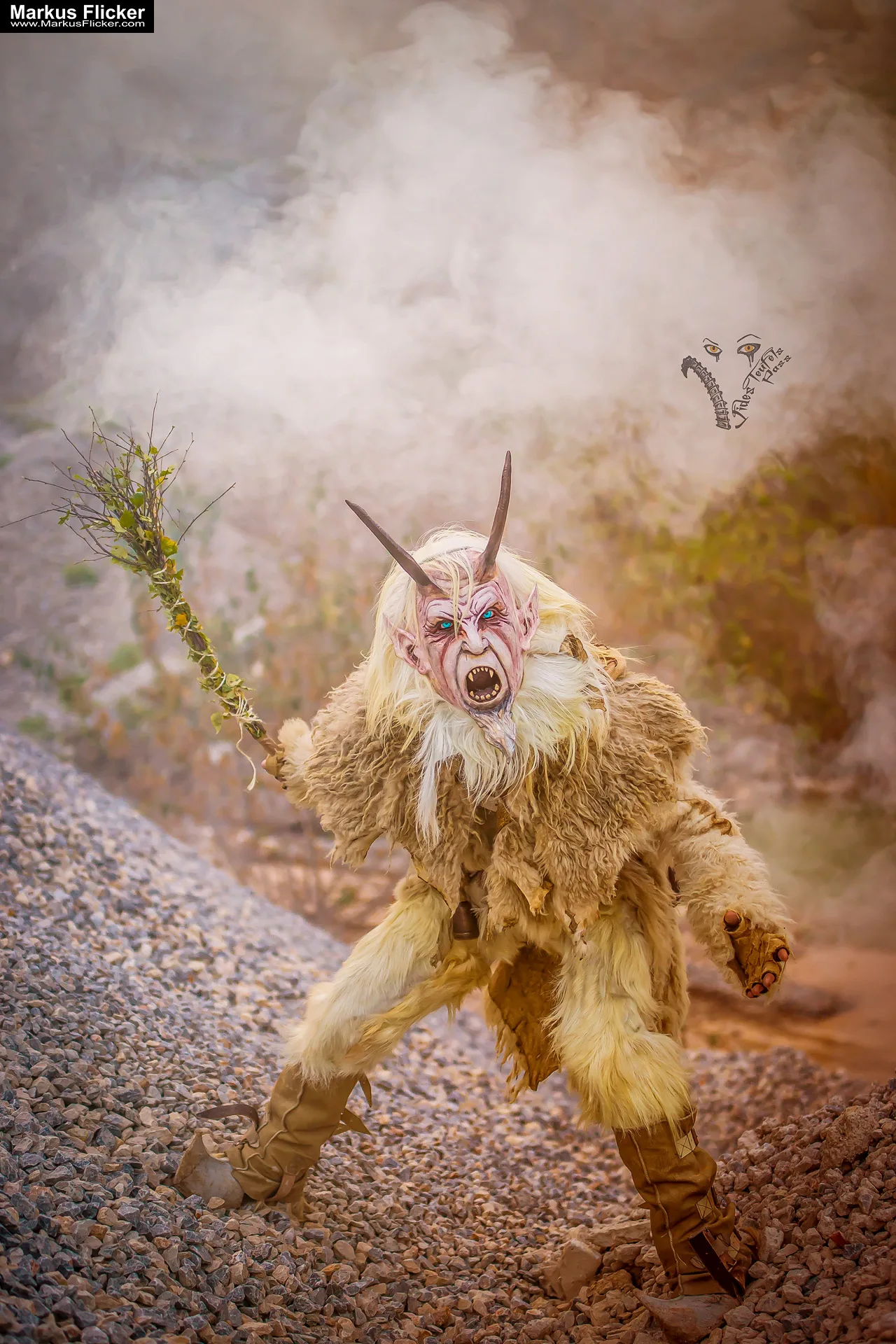Vides Teufels Pass Perchten Krampus Fotoshooting Steinbruch Lost Places Adobe Photoshop Digiart Bildbearbeitung Vides Teufels Pass Perchten Krampus Fotoshooting im Steinbruch