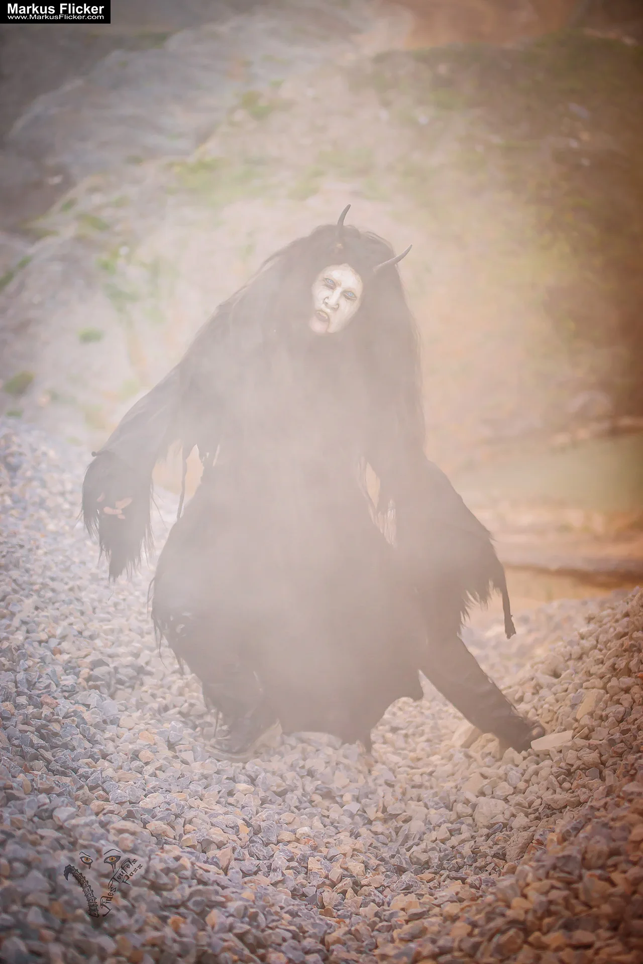 Vides Teufels Pass Perchten Krampus Fotoshooting Steinbruch Lost Places Adobe Photoshop Digiart Bildbearbeitung Vides Teufels Pass Perchten Krampus Fotoshooting im Steinbruch