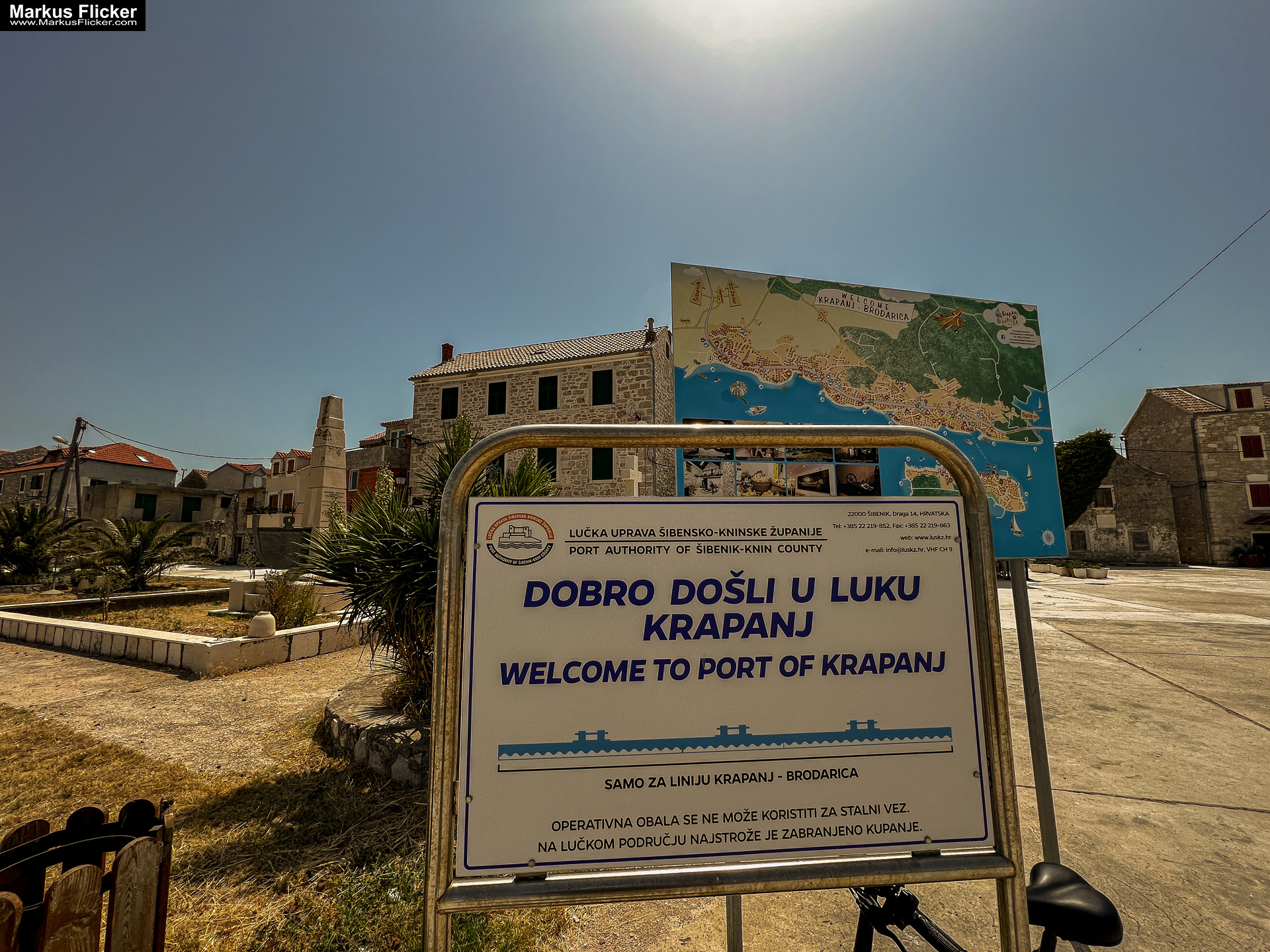 Krapanj Insel vor Šibenik Kroatien #visitcroatia