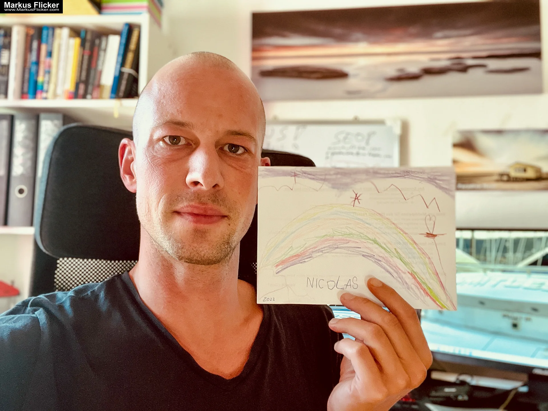 Nicolas hat mir ein Bild gemalt
