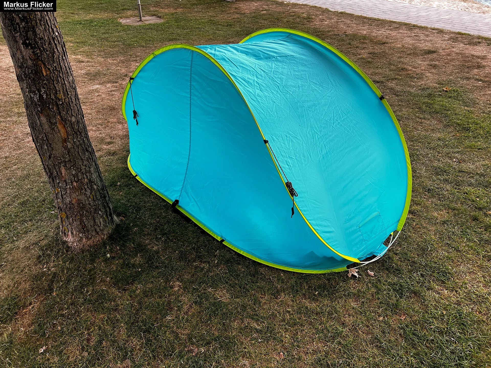 Pop Up Strandmuschel Wurfzelt Sonnenschutz Windschutz Regenschutz #reisetipp