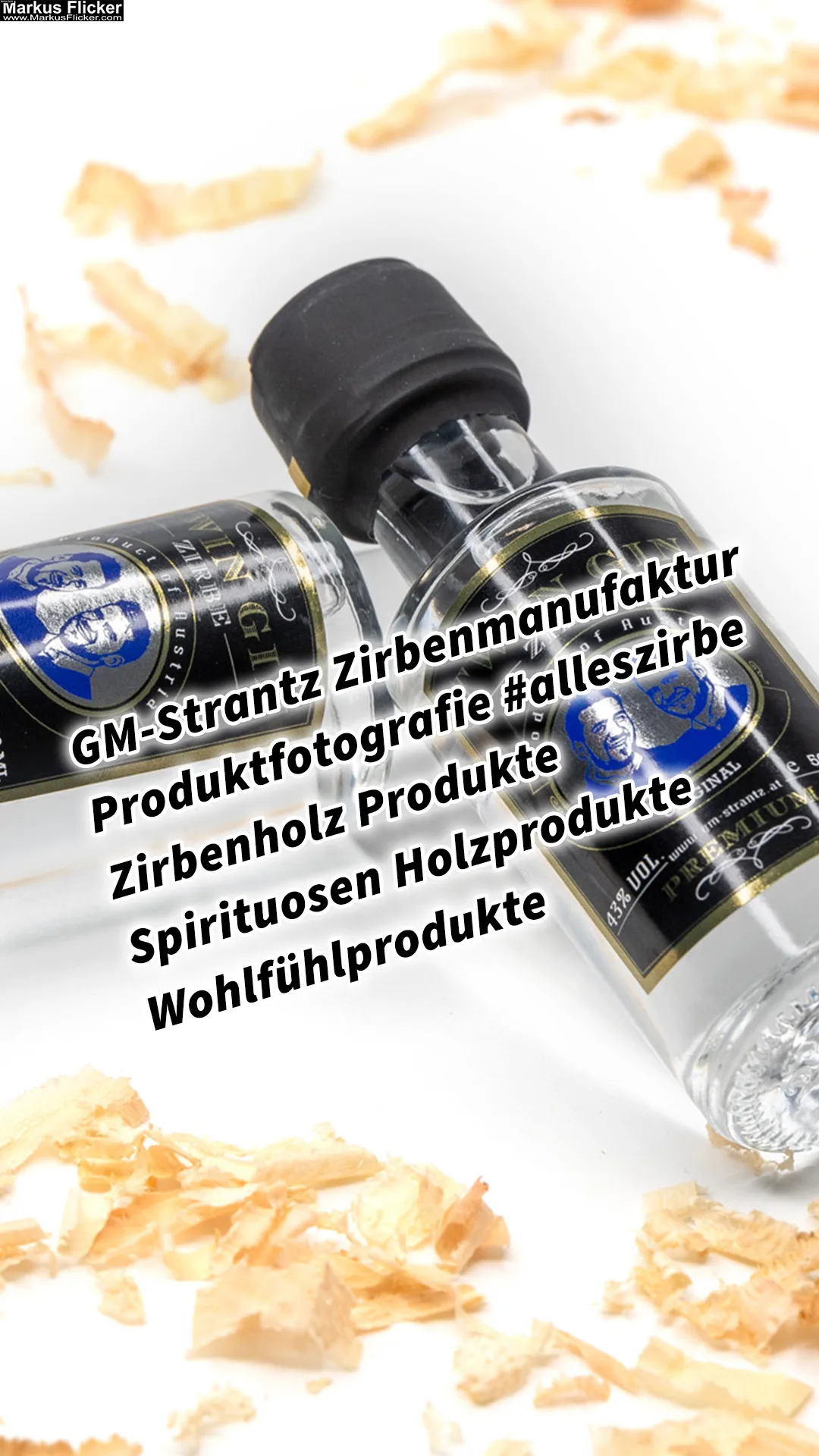 GM-Strantz Zirbenmanufaktur Produktfotografie #alleszirbe Zirbenholz Produkte Spirituosen Holzprodukte Wohlfühlprodukte