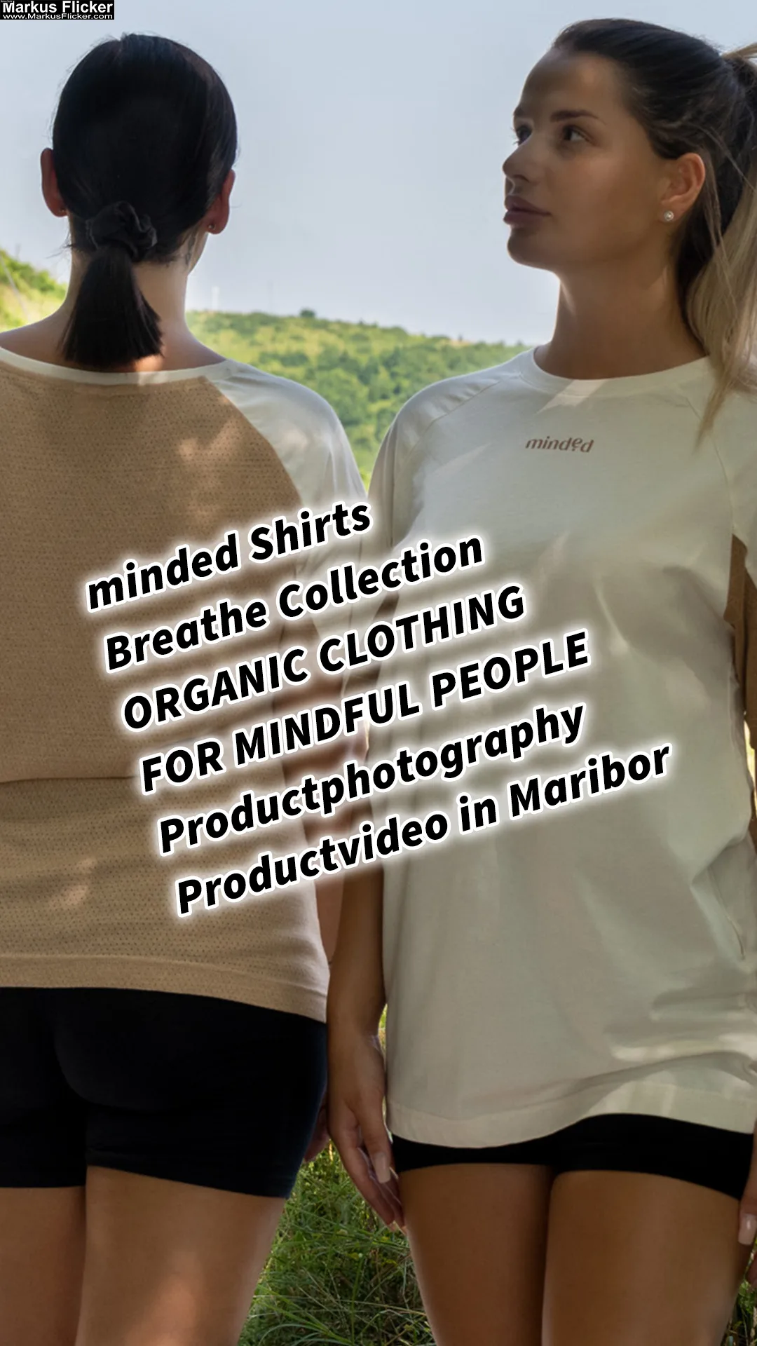 minded Shirts Breathe Collection ORGANIC CLOTHING FOR MINDFUL PEOPLE Productphotography Productvideo in Maribor mindedclo Jan & Jan