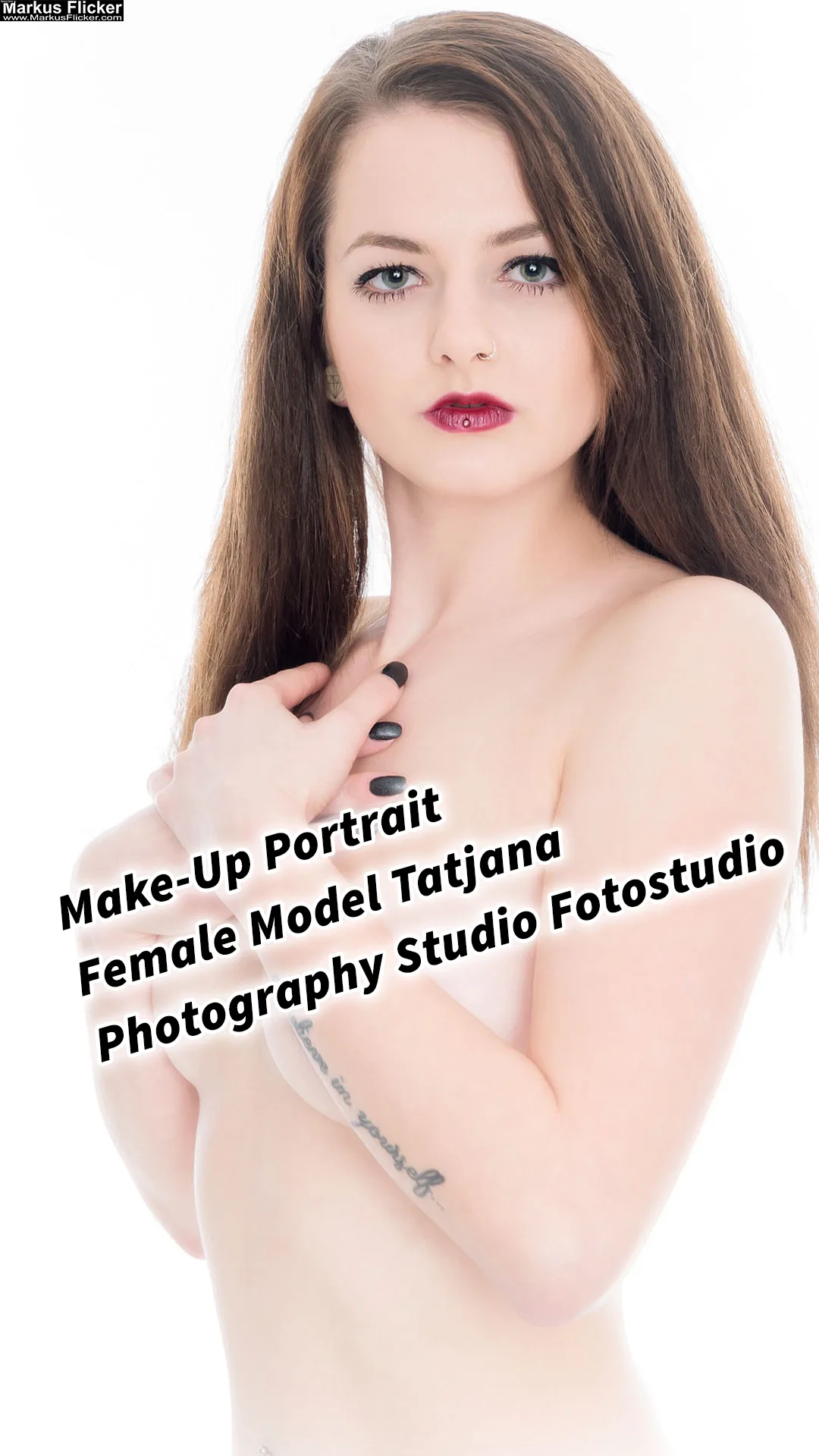 Make-Up Portrait Female Model Tatjana Photography Studio Fotostudio inkl. 37 Fototipps