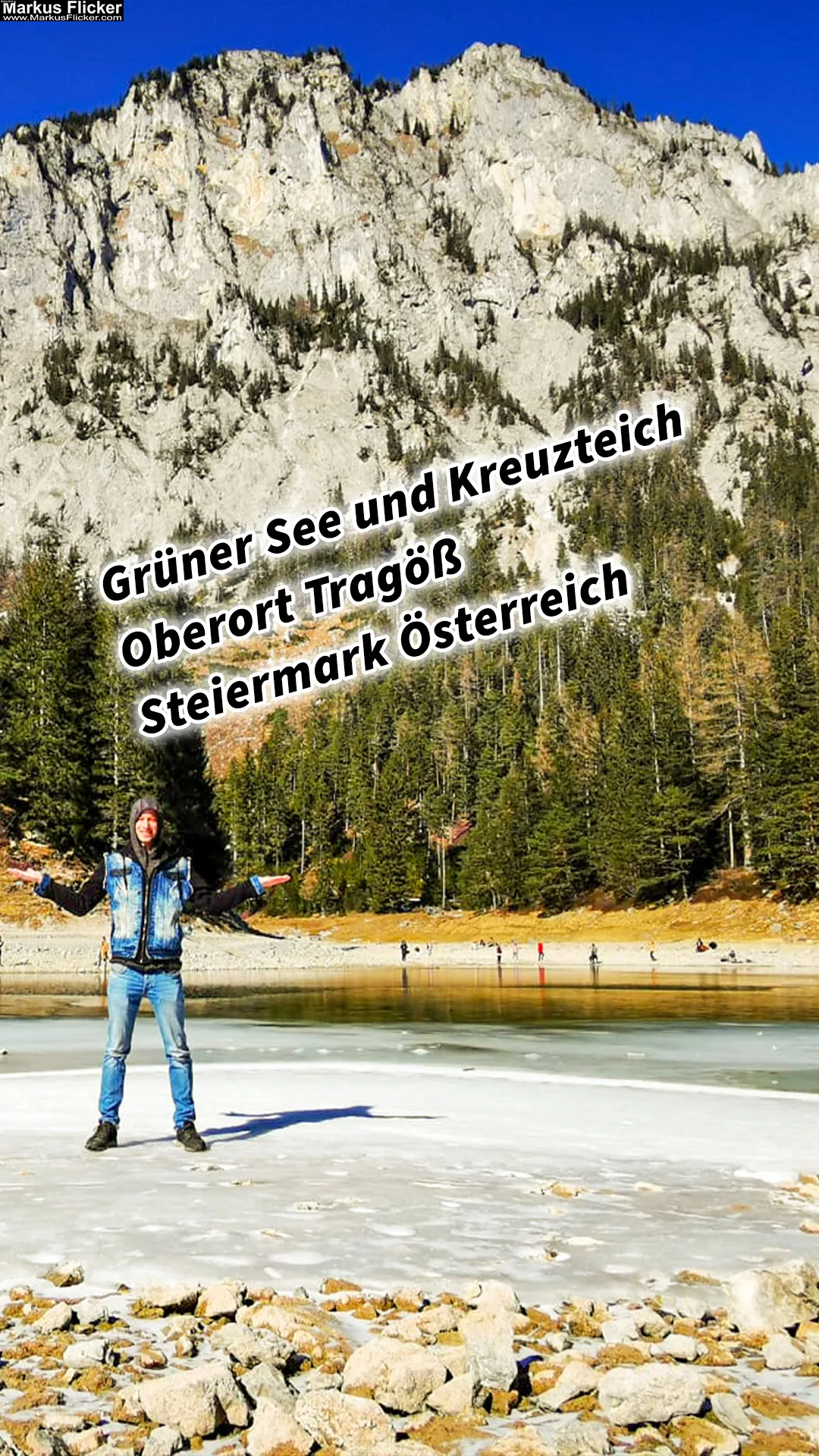 Grüner See und Kreuzteich Oberort Tragöß Steiermark Österreich #visitstyria #visitaustria Fotografieren und Filmen mit dem Smartphone: Bessere Fotos und Videos mit dem Handy für Freizeit, Hobby und Business