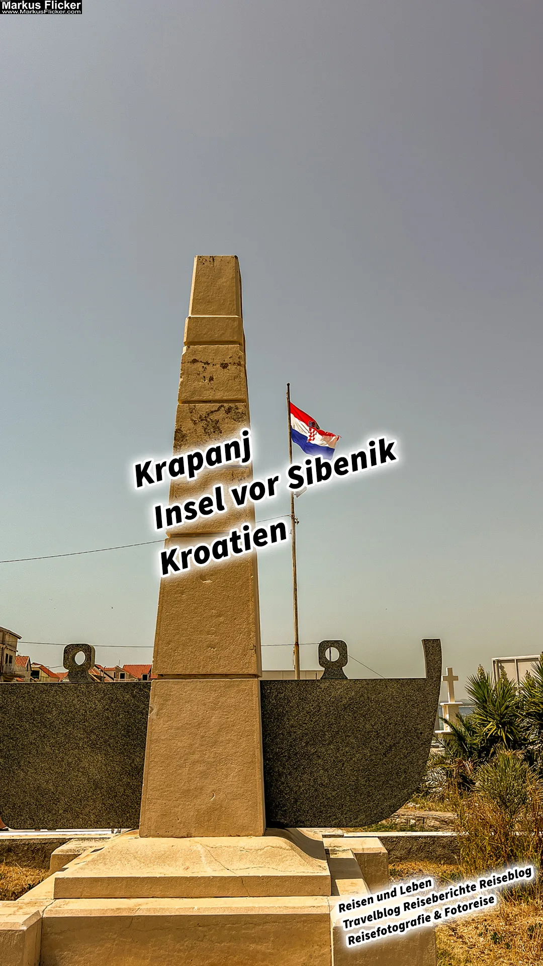 Krapanj Insel vor Sibenik Kroatien #VisitKrapanjBrodarica #visitcroatia Roadtrip in Europa. Reisen mit dem Auto innerhalb der EU. Citytrips, Camping, Landschaft, Rundfahrt mit dem PKW, romantische Städte und Urlaubsinspiration