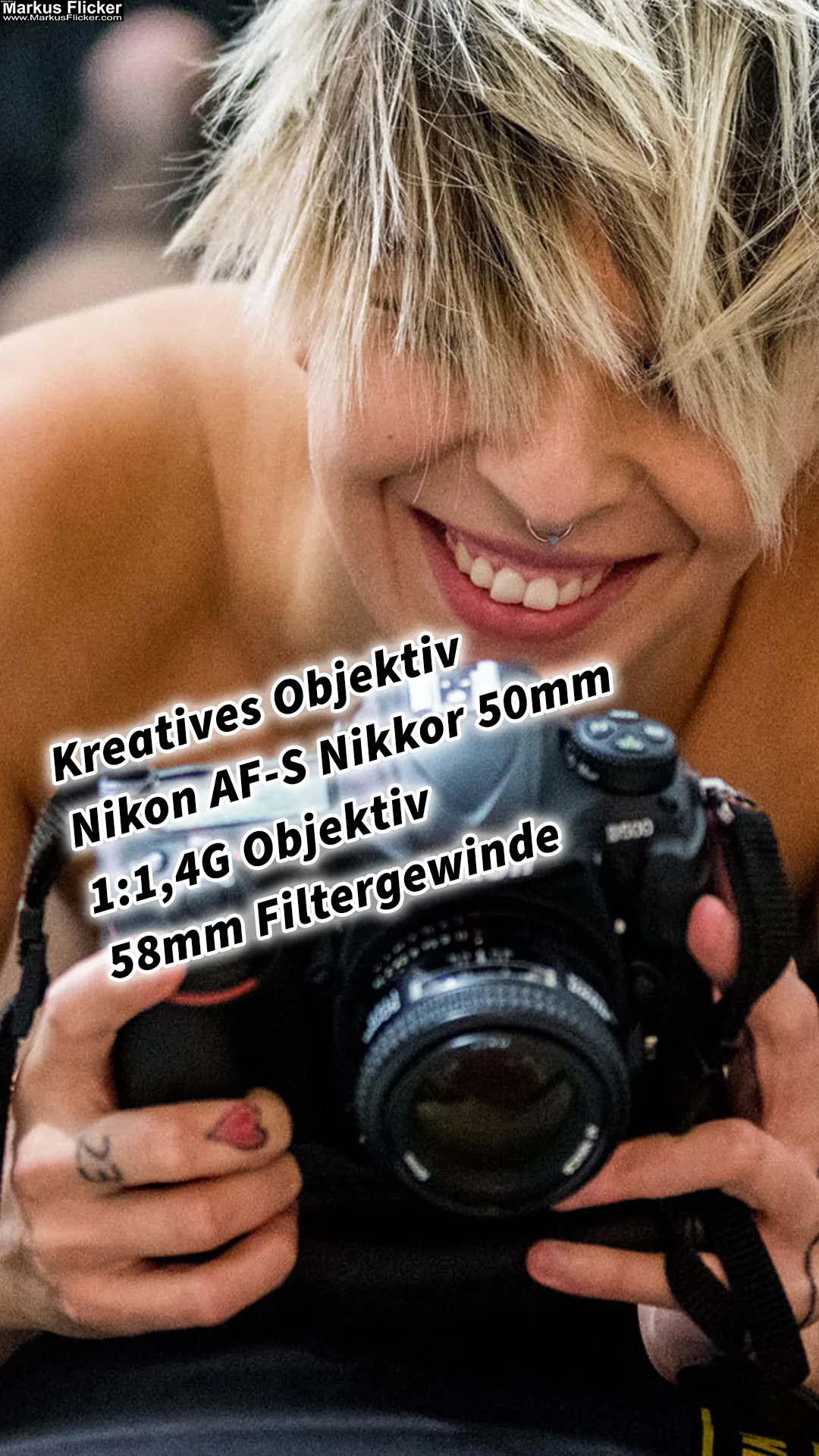 Kreatives Objektiv Nikon AF-S Nikkor 50mm 1:1.4 G Objektiv 58mm Filtergewinde inkl. 37 Fototipps und Bildideen