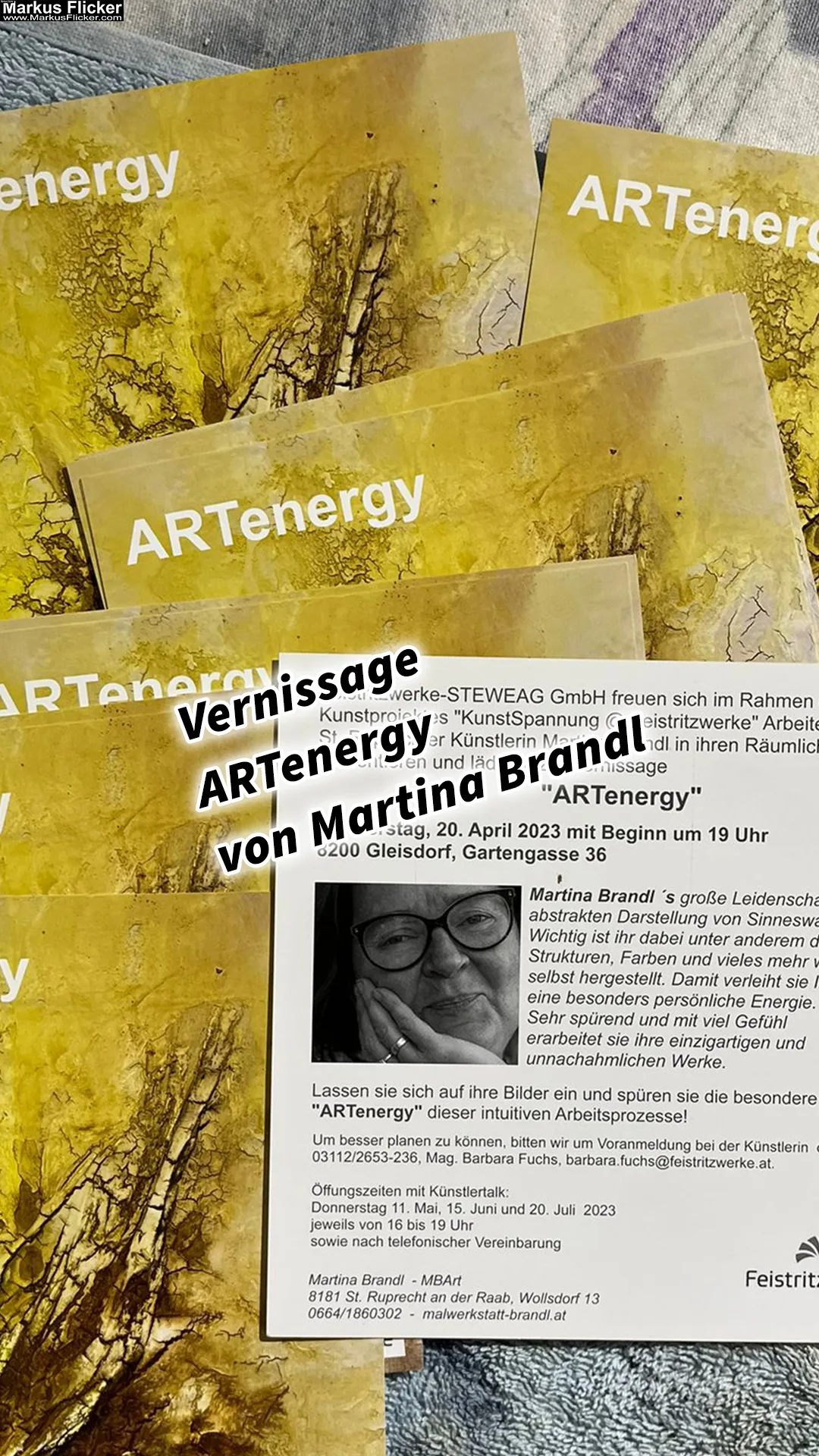 Vernissage ARTenergy von Malwerkstatt Martina Brandl Feistritzwerke Gleisdorf