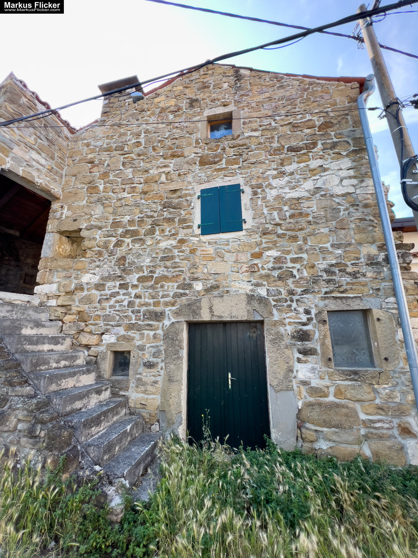 Krkavče Dorf in Slowenien Nähe Koper Krkavče Dorf in Slowenien Nähe Koper