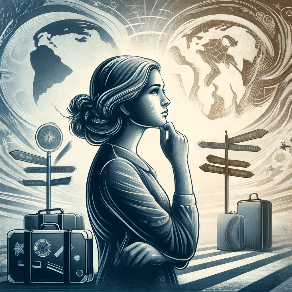 Das Auswanderer Problem - du nimmst dich selbst mit! Nur weil du dein Land verlässt, bist du noch immer du. #GedankenZumLeben