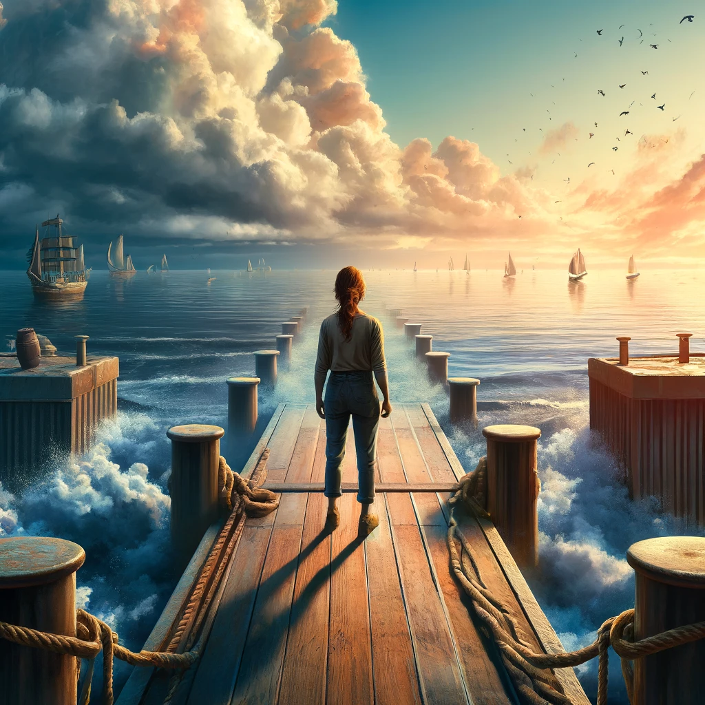 Ein Schiff im Hafen ist sicher, doch dafür werden Schiffe nicht gebaut von John Augustus Shedd #GedankenZumLeben