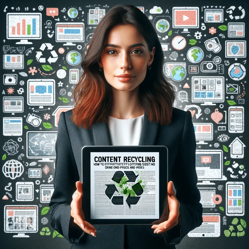 Content Recycling: So nutzt du schon vorhandene Inhalte wie Fotos und Videos effektiv wieder. Wie werde ich im Internet sichtbar?!: Starte mit Social Media für Erfolg durch deinen Online Auftritt und mehr Sichtbarkeit