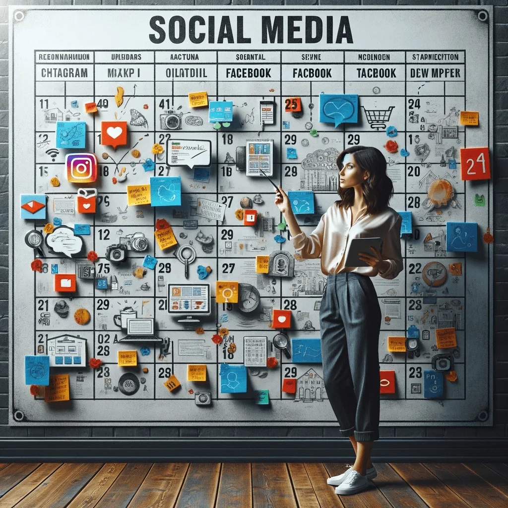 Redaktionsplan als Zeitplanung und Hilfestellung für deine Social Media Beiträge. Wie werde ich im Internet sichtbar?!: Starte mit Social Media für Erfolg durch deinen Online Auftritt und mehr Sichtbarkeit