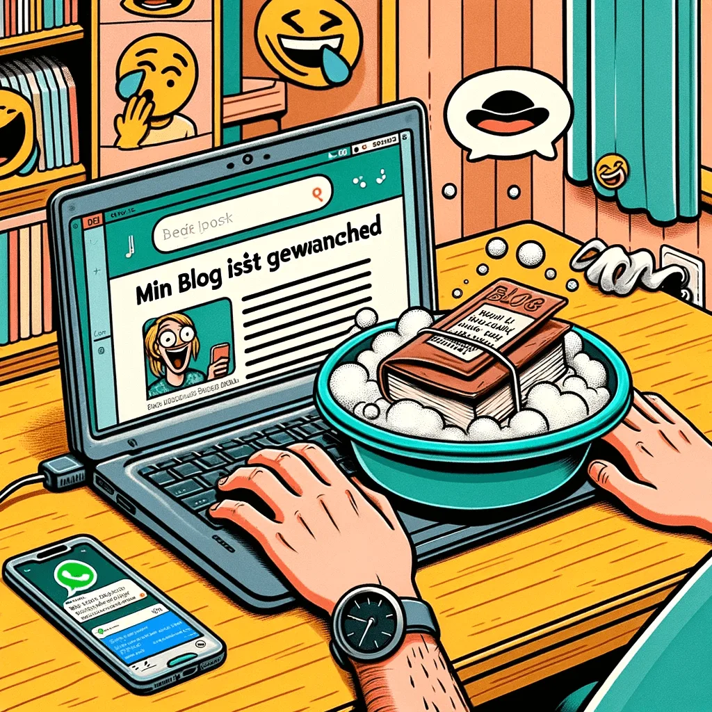 Mehr über den Artikel erfahren Mein Blog ist gewaschen 😂 Tippfehler waschen statt wachsen. Wie werde ich im Internet sichtbar?!: Starte mit Social Media für Erfolg durch deinen Online Auftritt und mehr Sichtbarkeit