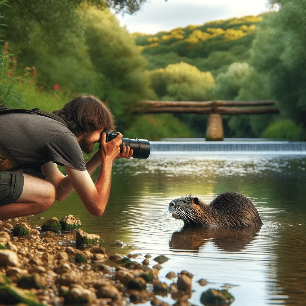 Quicktipp Tierfotografie: Fresse halten und Ruhe bewahren ;) Leise sein statt Mega Tele Objektiv / Nutria am Fluss / Naturfotografie Landschaftsfotografie. Fotografieren und Filmen mit dem Smartphone: Bessere Fotos und Videos mit dem Handy für Freizeit, Hobby und Business
