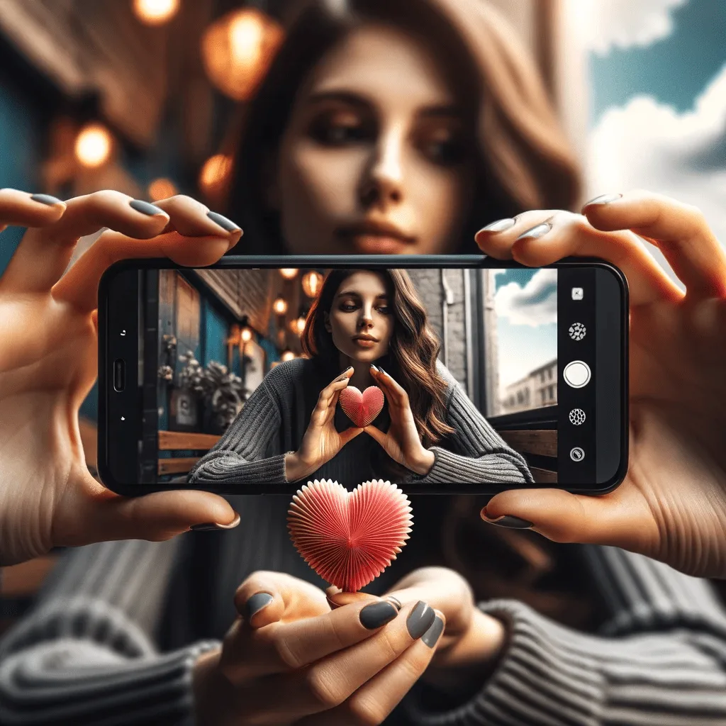 Ein Foto mit Herz Smartphone Foto Tipp: Bild um 180 Grad drehen Foto und Smartphone Trick. Fotografieren und Filmen mit dem Smartphone: Bessere Fotos und Videos mit dem Handy für Freizeit, Hobby und Business
