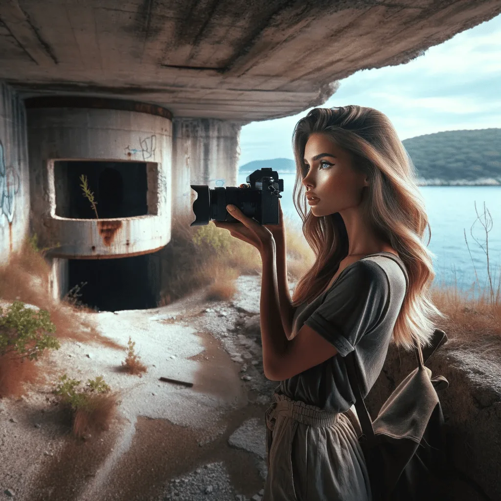 Lost Place Photography Croatia #lostplace #lostplacephotography Schießscharte Bunker am Meer. Fotografieren und Filmen mit dem Smartphone: Bessere Fotos und Videos mit dem Handy für Freizeit, Hobby und Business