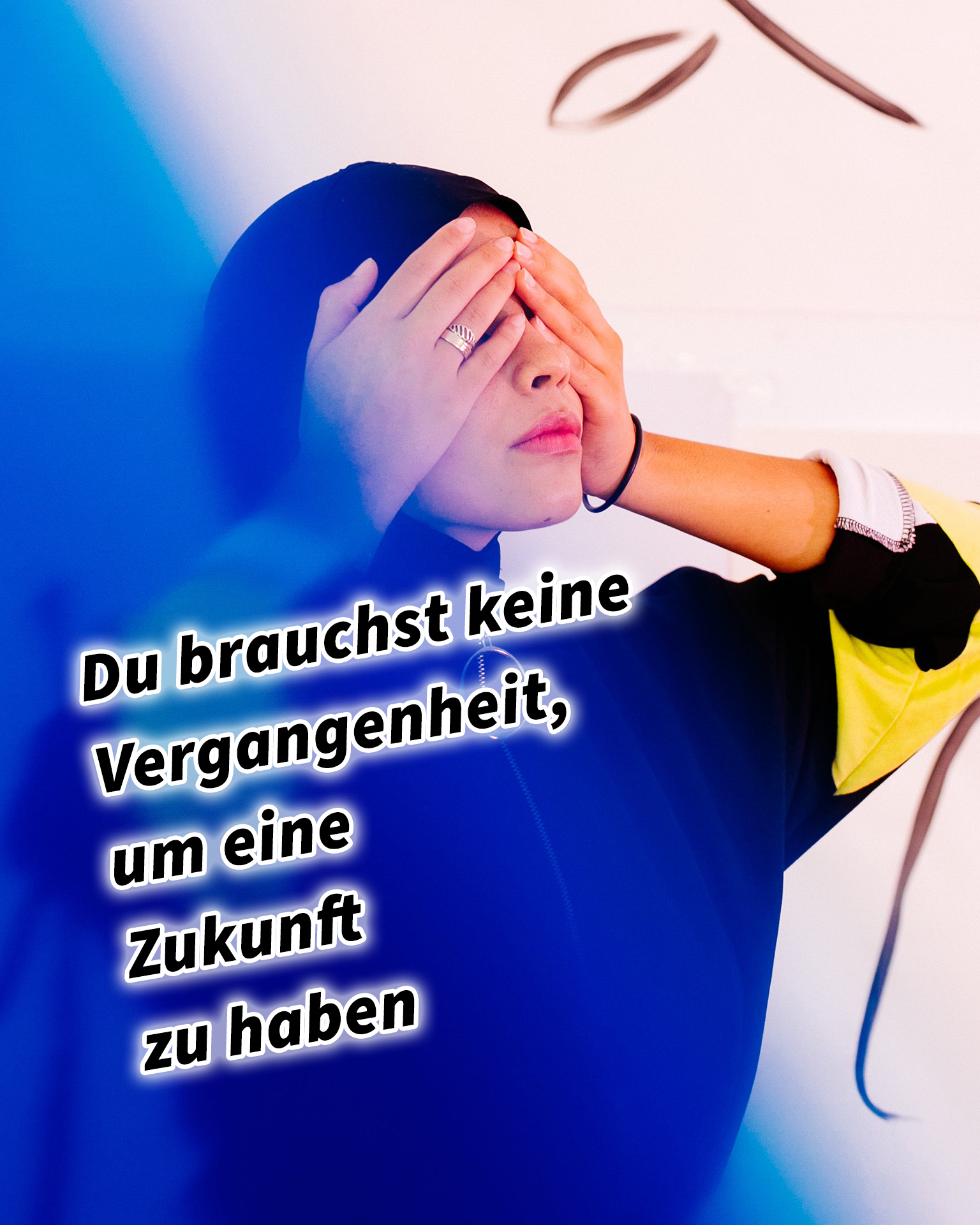 Du brauchst keine Vergangenheit, um eine Zukunft zu haben. In der Gegenwart kannst du deine Zukunft bestimmen. #GedankenZumLeben