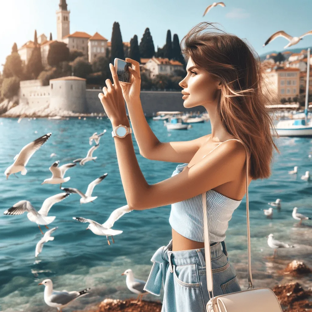 Möwen an der Adria am Meer mit dem Smartphone in Slowenien Izola Isola fotografieren und filmen. Fotografieren und Filmen mit dem Smartphone: Bessere Fotos und Videos mit dem Handy für Freizeit, Hobby und Business