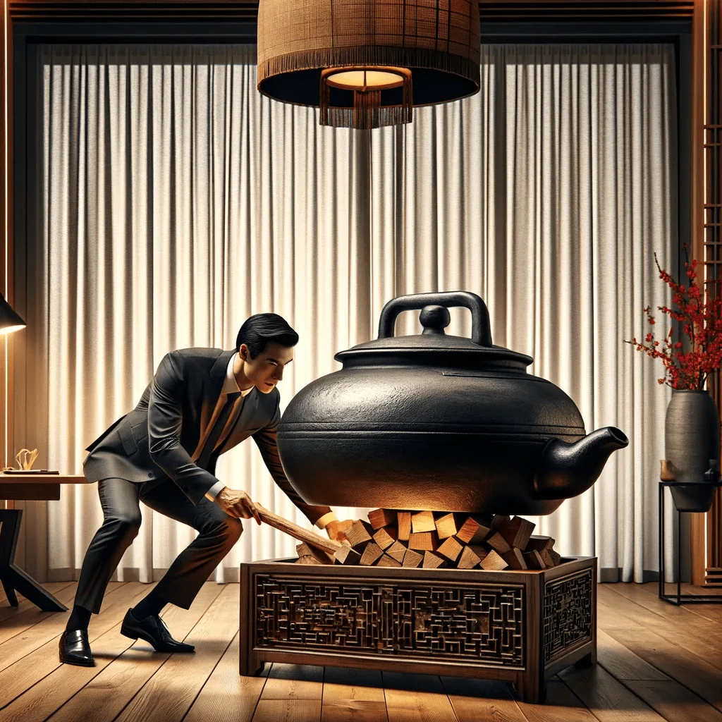 Das Brennholz heimlich unter dem Kessel wegnehmen. 36 Strategeme für deinen Erfolg als Selbstständiger und Unternehmer: Chinesische Strategien für deinen Erfolg im Business und im Leben