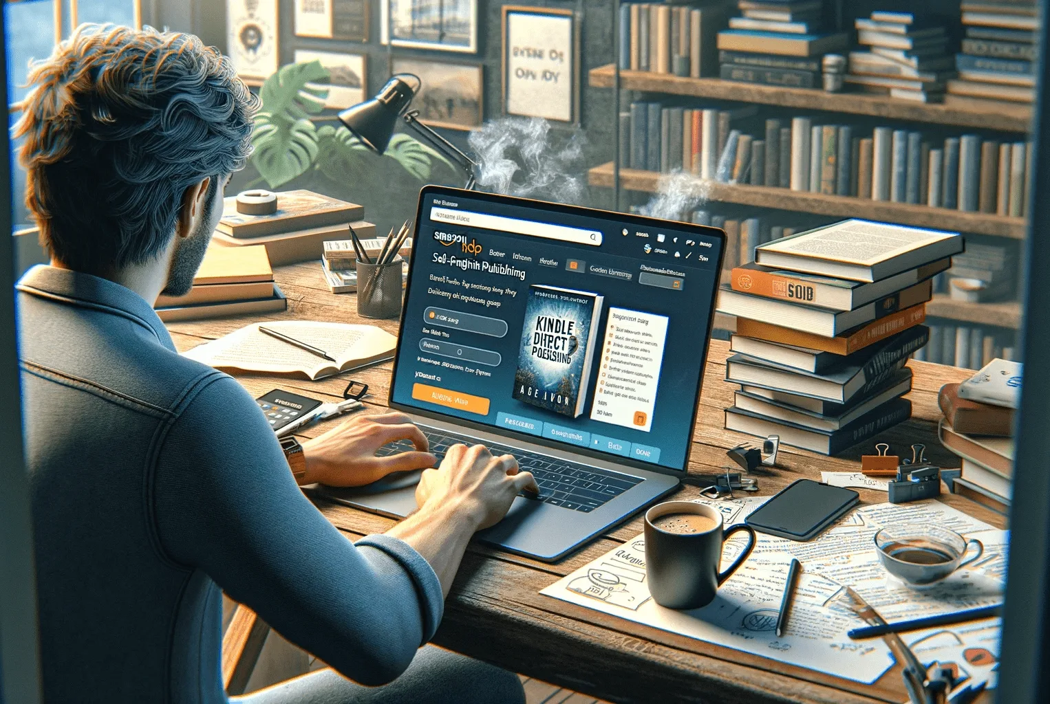 Werde Self-Publishing Autor und erstelle dein eigenes eBook / Buch mit Amazon KDP Kindle Direct Publishing für Selbstpublikationen