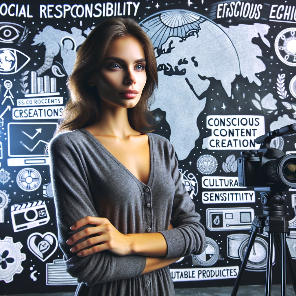 Ethik und soziale Verantwortung in der Videographie. Soziale Verantwortung und Einfluss. Bewusster Umgang mit Inhalten. Kulturelle Sensibilität. Nachhaltige Produktionspraktiken.