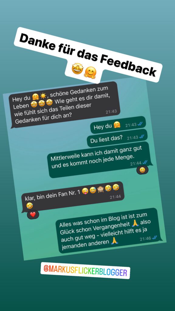 Feedback zum Buch und Blog Gedanken Zum Leben #GedankenZumLeben