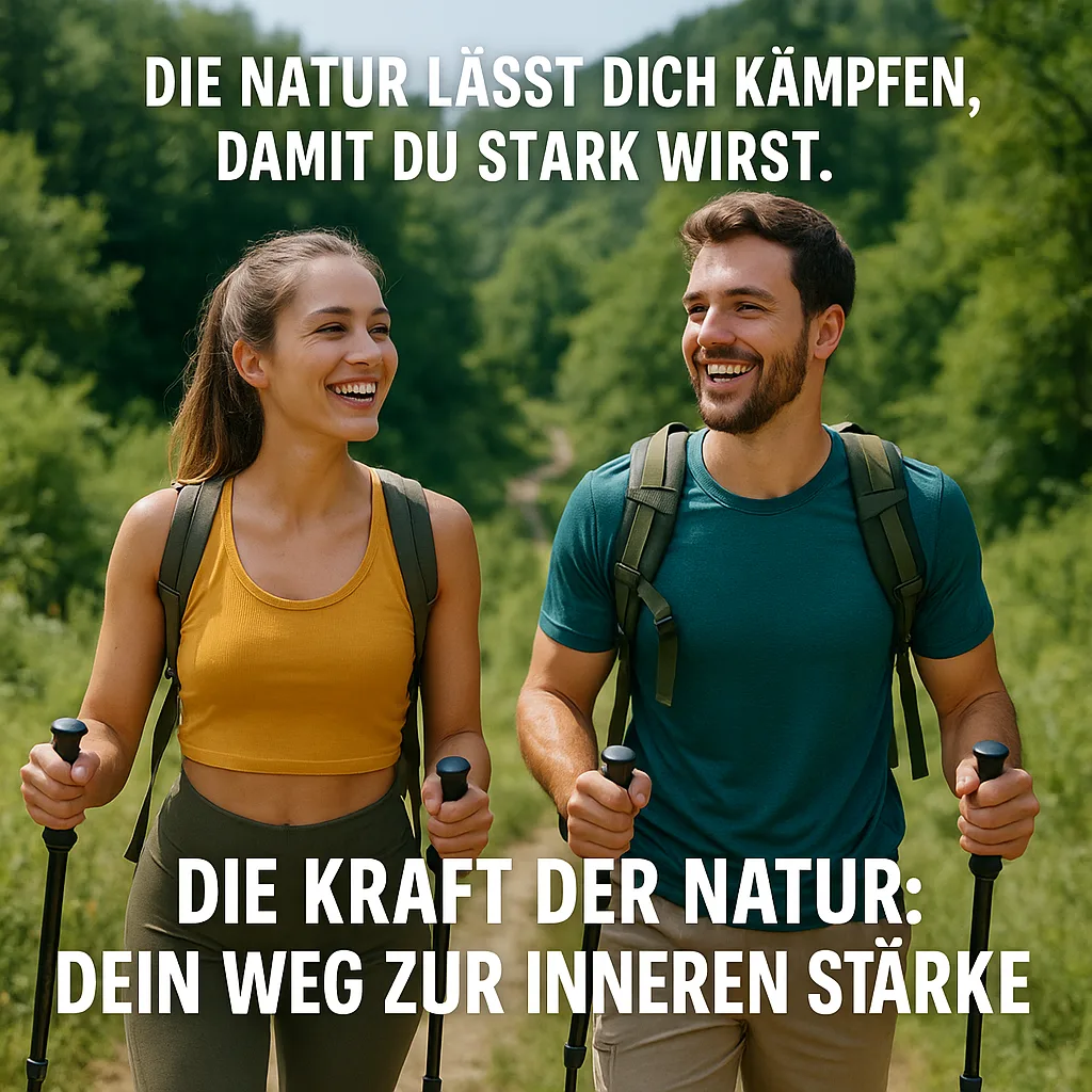 Die Natur lässt dich kämpfen, damit du stark wirst. Die Kraft der Natur: Dein Weg zur inneren Stärke