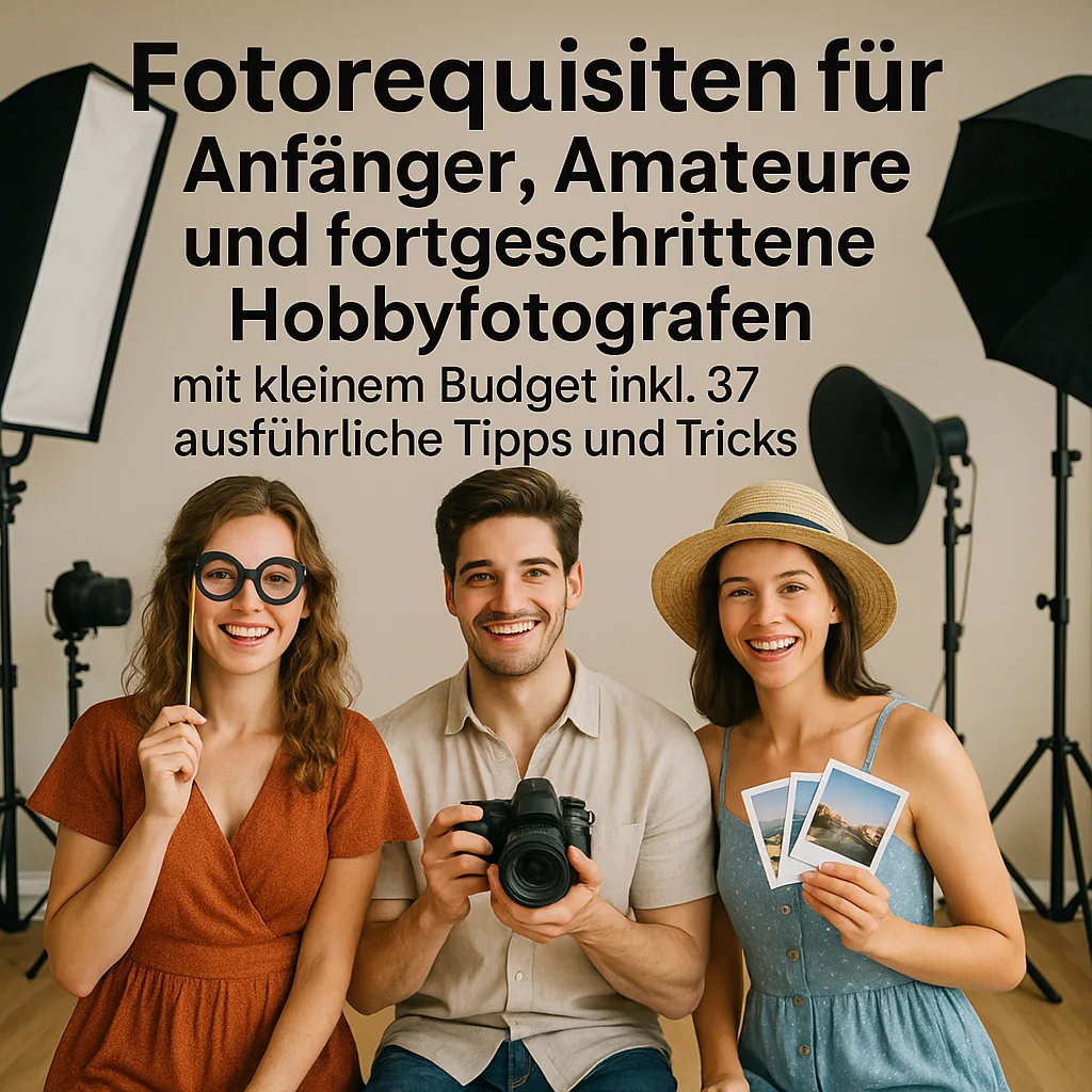 Fotorequisiten für Anfänger, Amateure und fortgeschrittene Hobbyfotografen mit kleinem Budget inkl. 37 ausführliche Tipps und Tricks